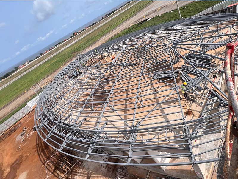 Ankara Dairesel Çelik Yapı Projesi